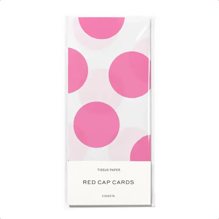 Pink Dots Tissue Paper