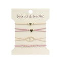 Hair Tie Bracelets- Heart
