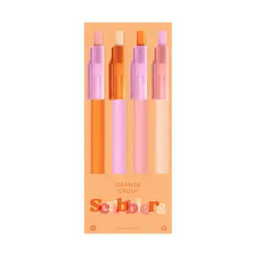 Scribblers Ballpoint Pens- Orange Crush