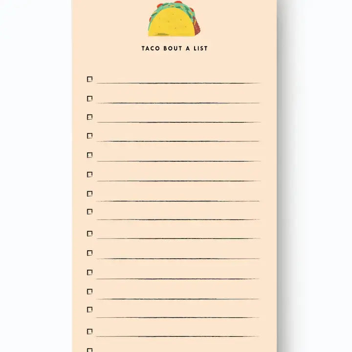 Taco Bout A List Market Pad