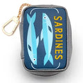 2-in-1 Bag Charm & Reusable Bag - Sardines