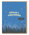 Get Lit Fireflies Birthday Card