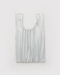 Pleated Baggu - Chrome Metallic