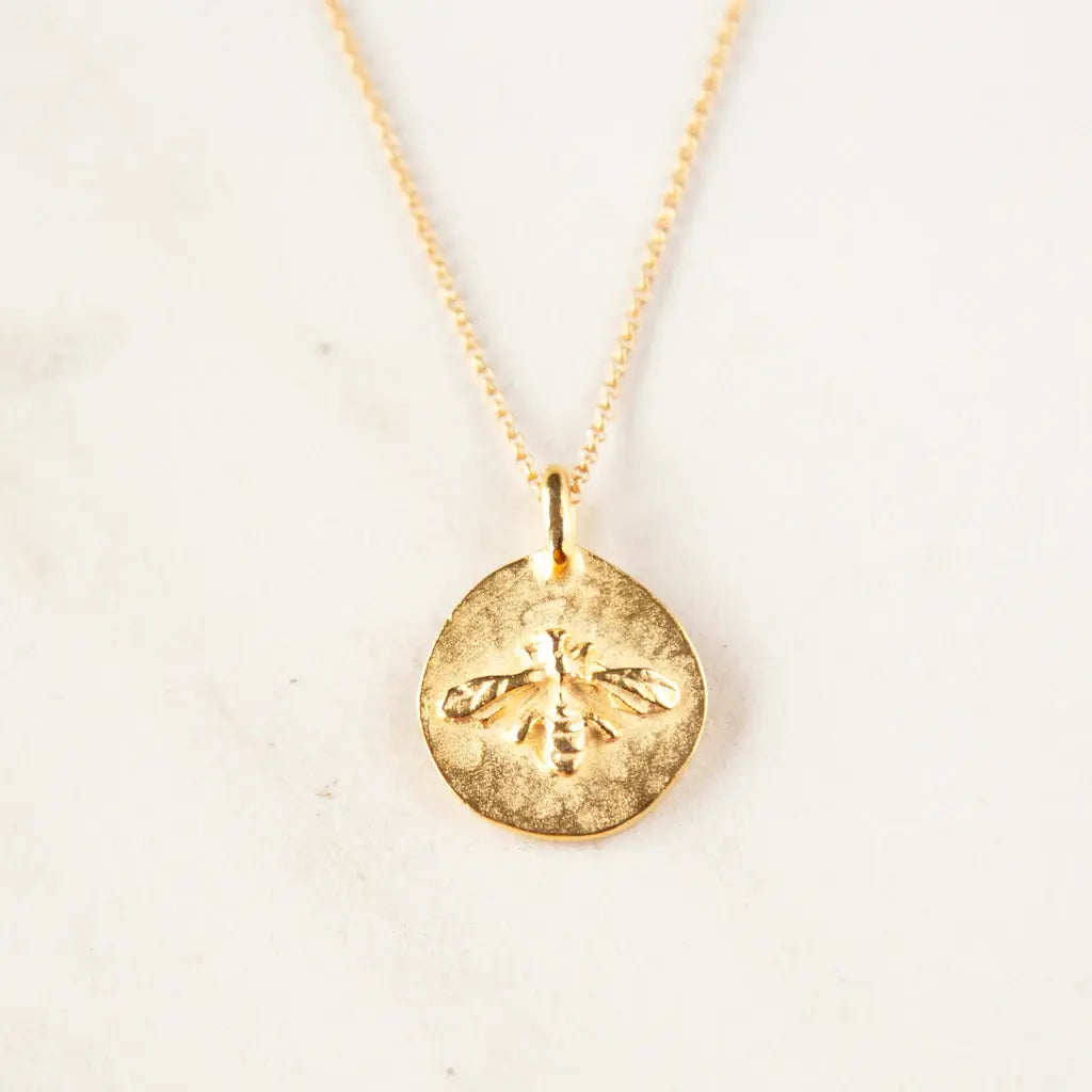 Bee Necklace- Gold