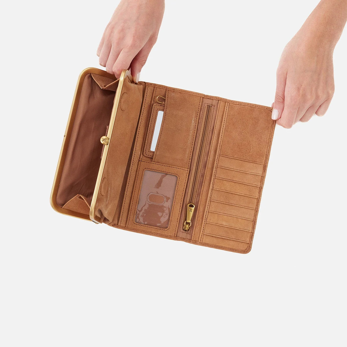 Rachel Continental Wallet- Whiskey