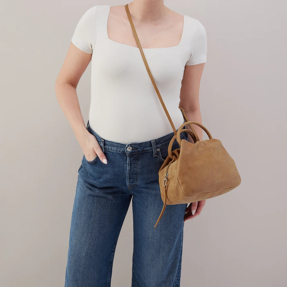 Darling Small Satchel- Whiskey