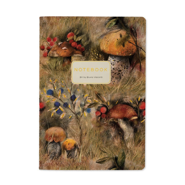 Notebook- Mushroom Watercolor