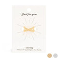 18K Gold Pvd Cross Over Toe Ring