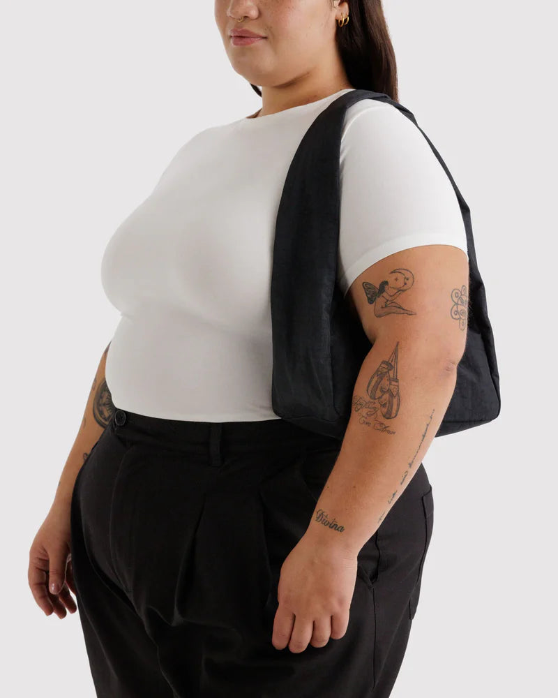 Small Nylon Meringue Bag- Black