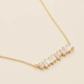 Baguette Bar Necklace- G