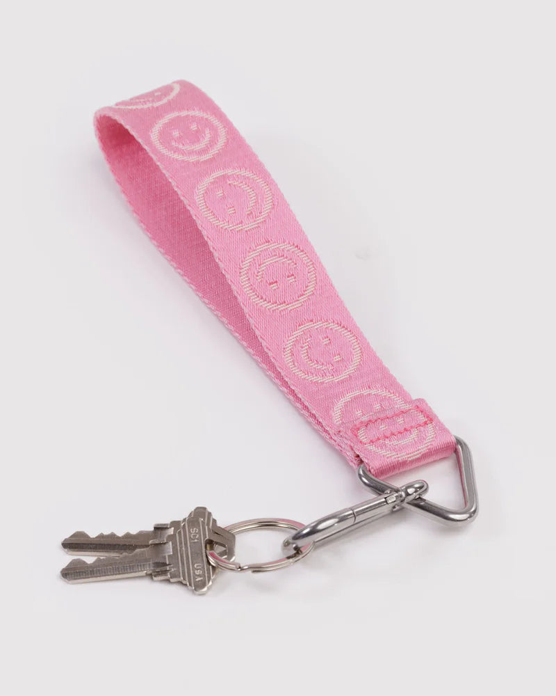 Logo Keychain- Pink Happy