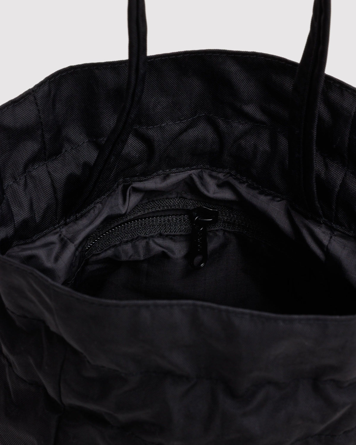 Nylon Drawstring Bag - Black