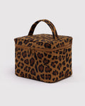 Large Cosmetic Case- Leopard