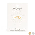 18K Gold Pvd Adjustable Wave Toe Ring