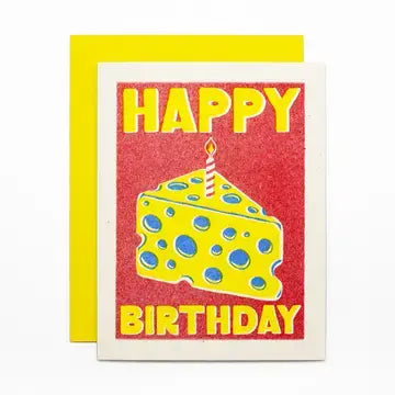 Cheesy Happy Birthday Card