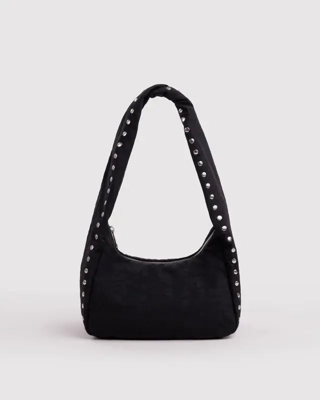 Small Nylon Meringue Bag - Studs