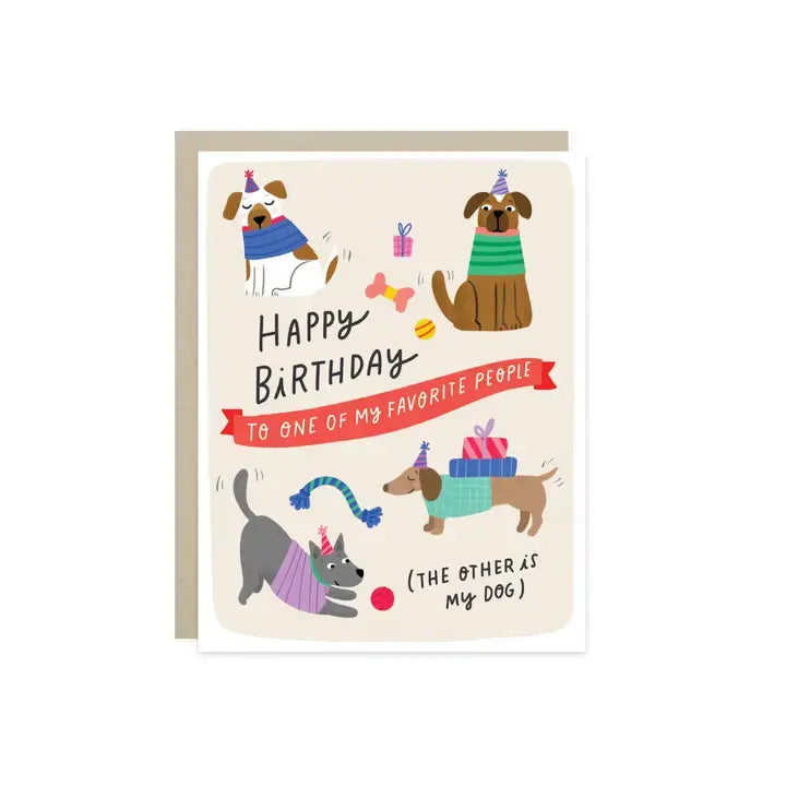 Favorite Dog Birthday Card