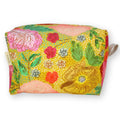 Large Dopp Kit- Peonies on Gold