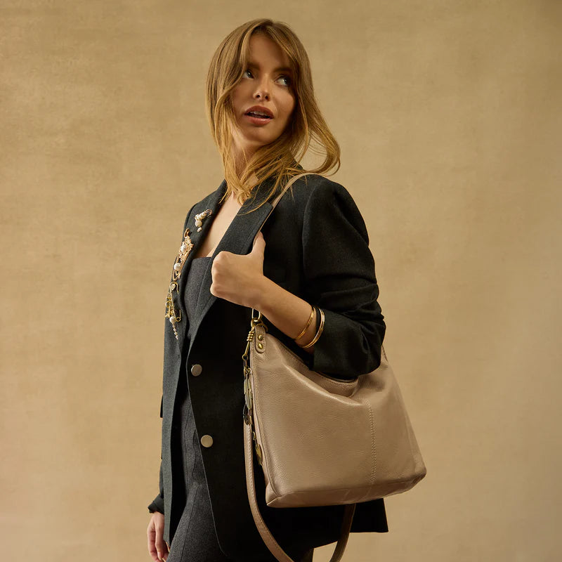 Pier Shoulder Bag- Stone Gloss