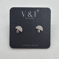 CZ Mushroom Stud- SS