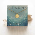 Zodiac Necklace Gold Taurus