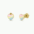 Kids Earrings: Heart