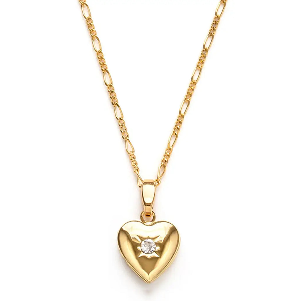 Small Heart Locket Gold