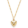 Small Heart Locket Gold
