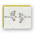 Welcome Baby Shower Wildflower Seed Card