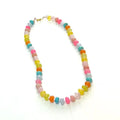 Pastel Stone Candy Necklace 16"