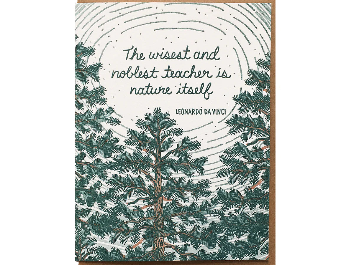 De Vinci Quote Card