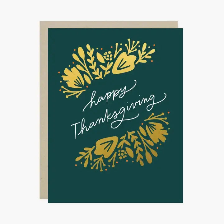 Thanksgiving Spray Thanksgiving Card