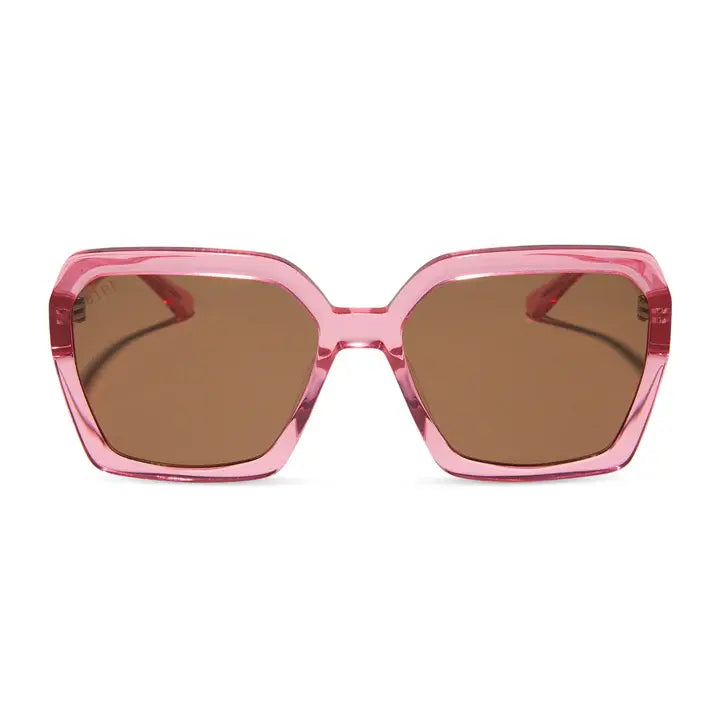 Sloane Candy Pink Crystal + Brown