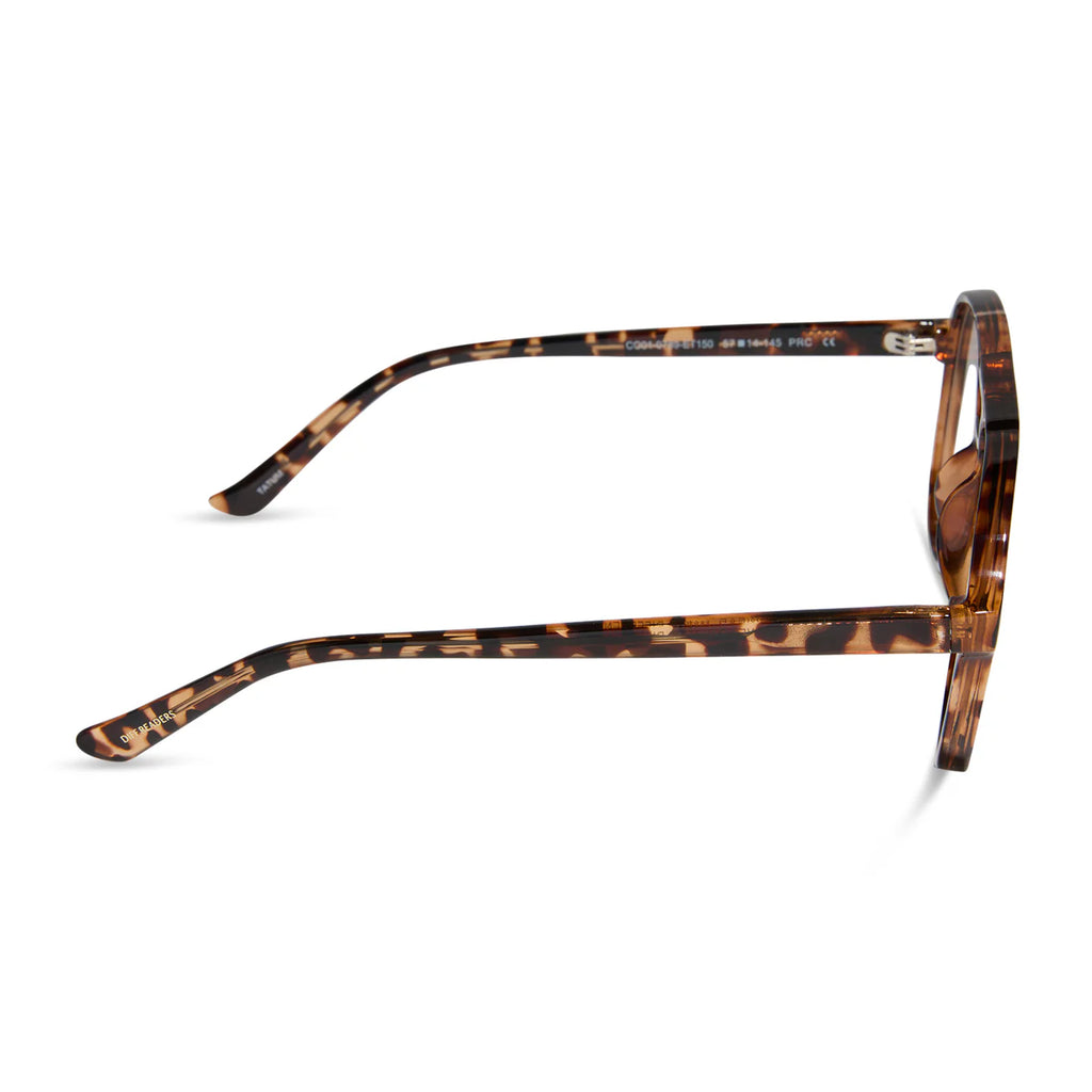 Tatum espresso tortoise + blue light reader 3.0