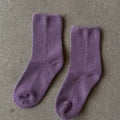 Cloud Socks- Plum