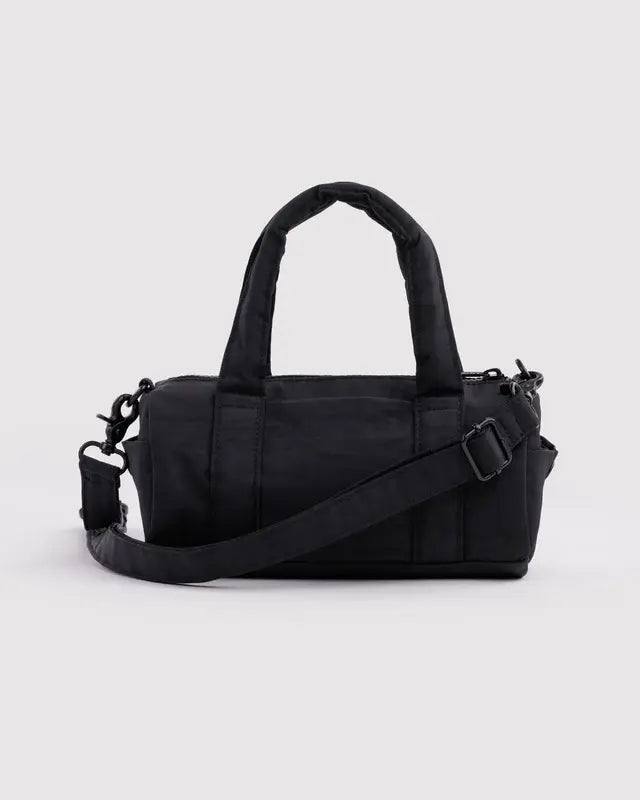 Small Nylon Duffle Bag - Black