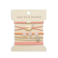 Hair Tie Bracelets- Shell
