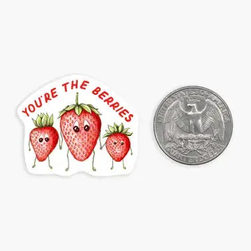 Mini Sticker- You're the Berries