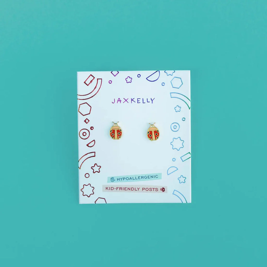 Kids Earrings: Ladybug