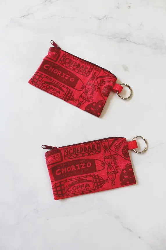Charcuterie Cash Zipper Card Pouch