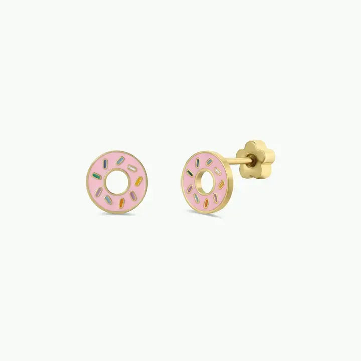 Kids Earrings: Donut
