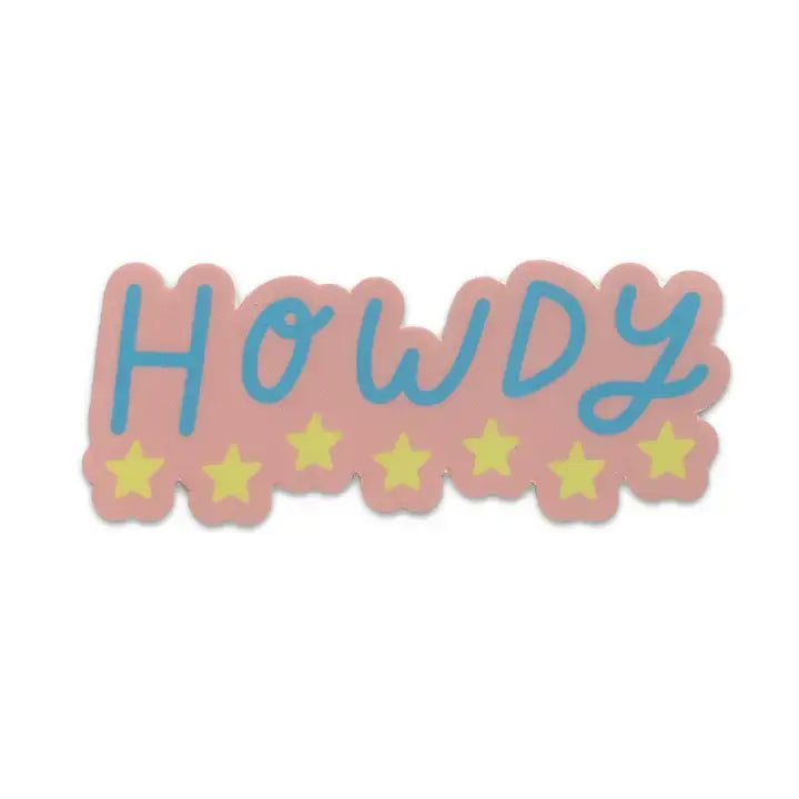 Howdy Sticker