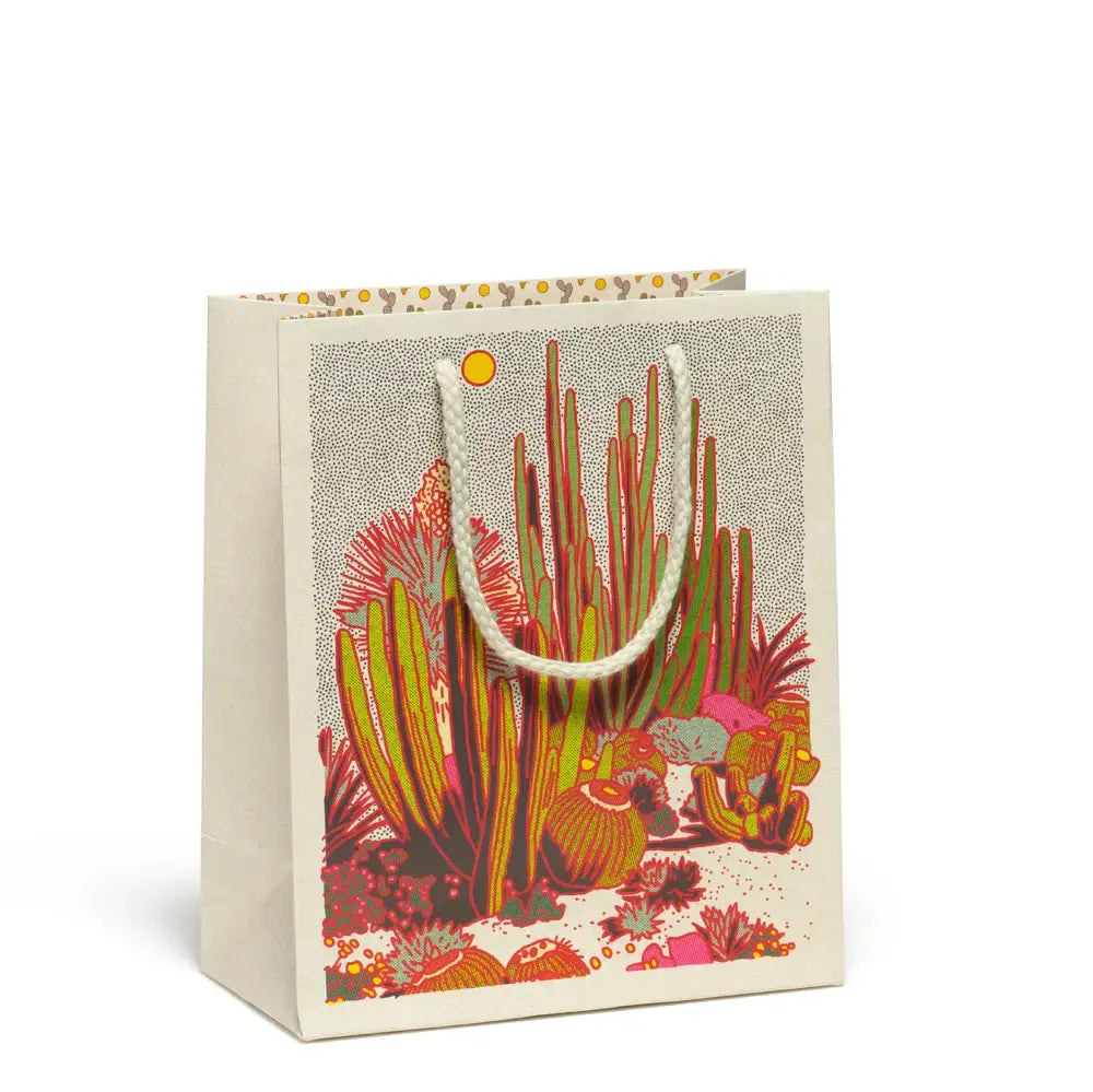 Cactus Scene Gift Bag- Med