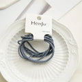 4 Pack Hair Ties- Blue
