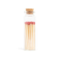 Small Corked Vial Matches- Garnet