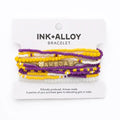 Game Day Purple + Goldd Stack Bracelet