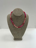 Rose Faceted Candy Necklace