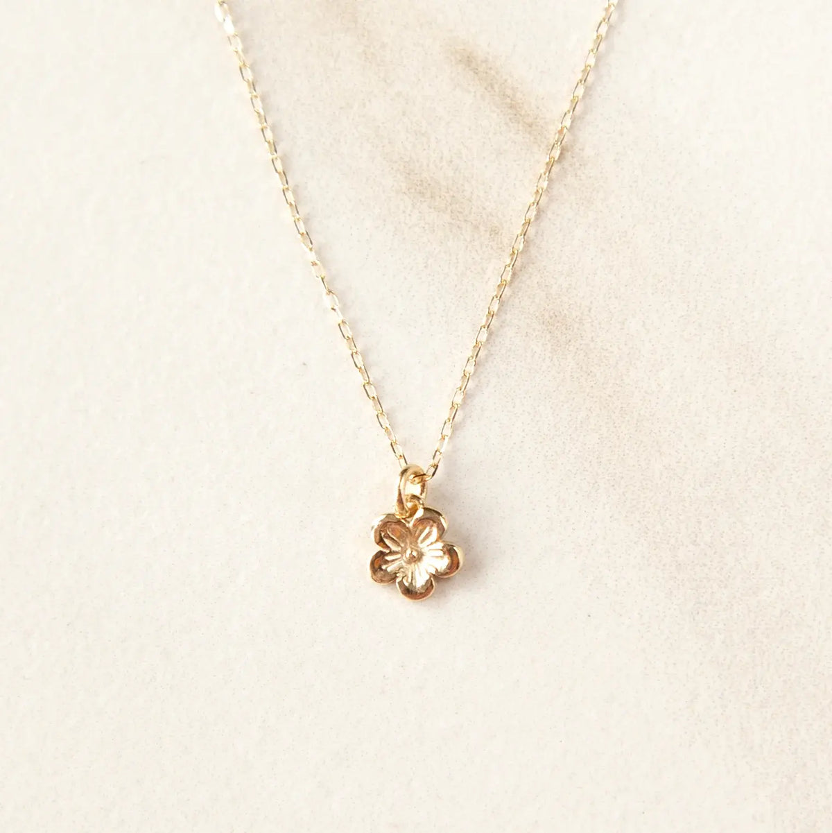 Cherry Blossom Necklace Solid 14k