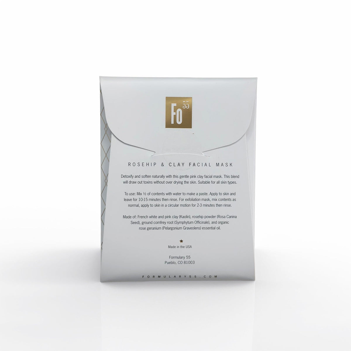 Face Mask- Rosehip & Clay