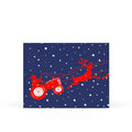 Tractor Sleigh Card